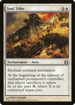 Soul Tithe (RTR-023) - Return to Ravnica Foil