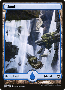 Island (269) - Full Art (ZNR-269) - Zendikar Rising: (Full Art) Foil