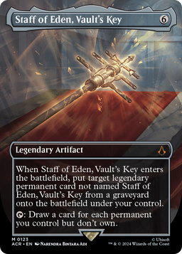 Staff of Eden, Vault's Key (Borderless) (ACR-123) - Assassin's Creed Foil