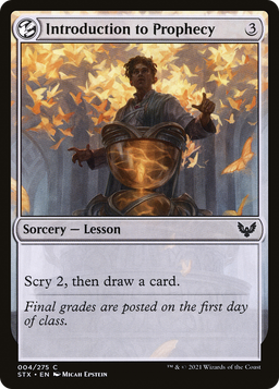 Introduction to Prophecy (STX-004) - Strixhaven: School of Mages: (lesson)