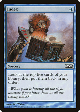 Index (M13-055) - Magic 2013 Foil