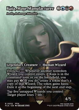 Kuja, Mage Manufacturer - Inalla, Archmage Ritualist (Showcase) (FCA-052) - FINAL FANTASY: Through the Ages / Kuja, Mage Manufacturer (Borderless)