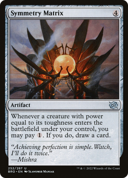 Symmetry Matrix (BRO-252) - The Brothers' War Foil
