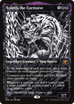 Toxrill, the Corrosive (Showcase) (VOW-321) - Innistrad: Crimson Vow: (Showcase) Foil