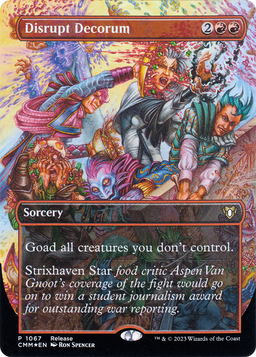 Disrupt Decorum (LARP-1067) - Commander Masters (Borderless) Foil