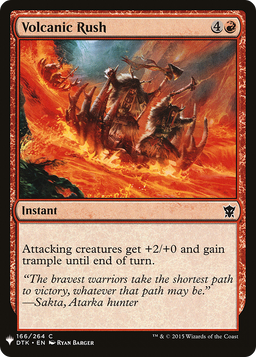 Volcanic Rush (LIST-166) - The List