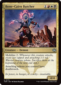 Bone-Cairn Butcher (TDM-173) - Tarkir: Dragonstorm
