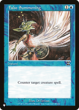 False Summoning (LIST-ME4-49) - The List