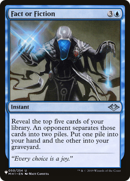 Fact or Fiction (MH1) (LIST-MH1-50) - The List
