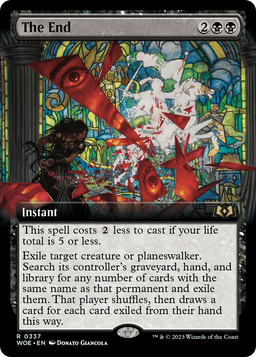 The End (Extended Art) (WOE-337) - Wilds of Eldraine: (Extended Art) Foil