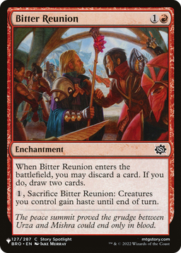Bitter Reunion (LIST-BRO-127) - The List