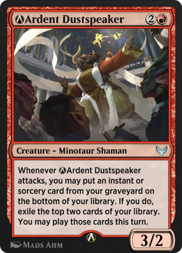 A-Ardent Dustspeaker (STX-A-92) - Strixhaven: School of Mages