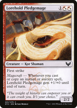 Lorehold Pledgemage (STX-201) - Strixhaven: School of Mages Foil