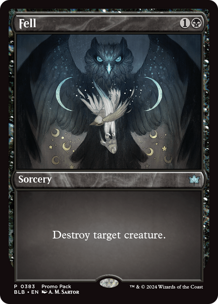 Fell (PPBLB-383) - Bloomburrow Foil