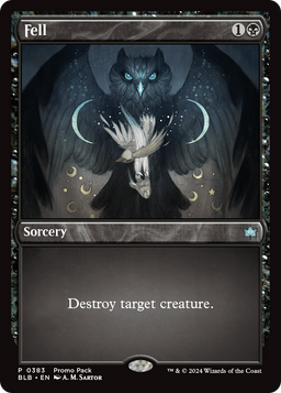 Fell (PPBLB-383) - Bloomburrow Foil
