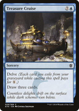 Treasure Cruise (KTK-059) - Khans of Tarkir Foil