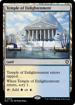Temple of Enlightenment (BLC-339) - Bloomburrow Commander