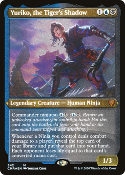 Yuriko, the Tiger's Shadow (Foil Etched) (CMR-542) - Commander Legends Foil