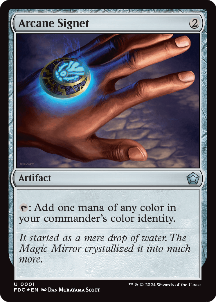 Arcane Signet (0001) (FDC-001) - Commander: Foundations Foil