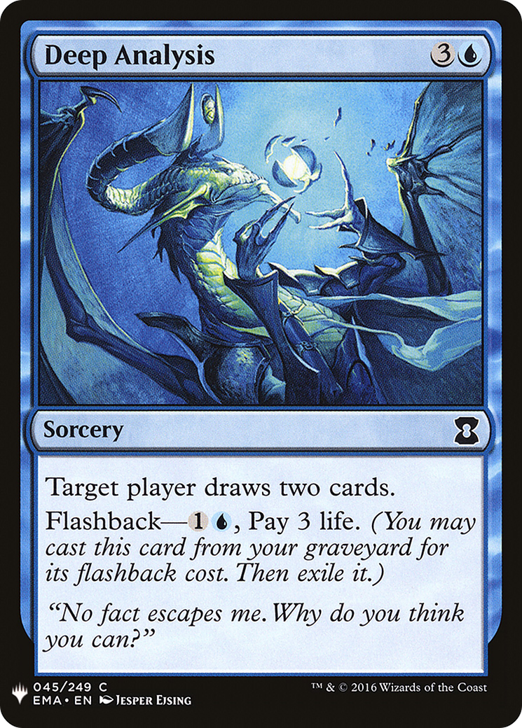 Deep Analysis (LIST-045) - The List