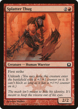 Splatter Thug (RTR-105) - Return to Ravnica