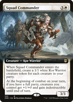 Squad Commander (Extended Art) (ZNR-323) - Zendikar Rising: (Extended Art)
