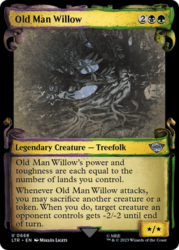 Old Man Willow (Showcase Scrolls) (LTR-668) - The Lord of the Rings: Tales of Middle-earth: (Showcase)