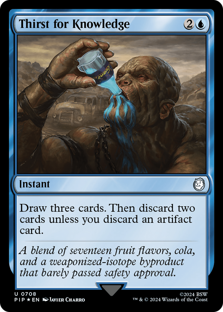 Thirst for Knowledge (Surge Foil) (PIP-708) - Fallout Foil