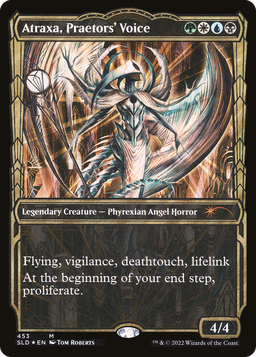 Atraxa, Praetors' Voice (Gilded Foil) (SLD-453) - Secret Lair Drop: (Showcase) Foil