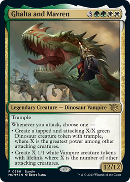 Ghalta and Mavren (MOM Bundle) (UMP-386) - March of the Machine Foil