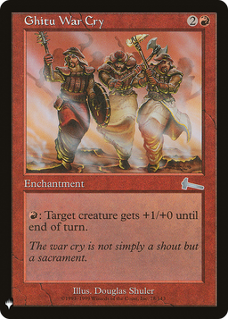 Ghitu War Cry (LIST-078) - The List