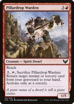 Pillardrop Warden (STX-112) - Strixhaven: School of Mages