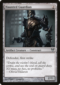Haunted Guardian (AVR-216) - Avacyn Restored Foil