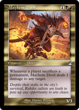Mayhem Devil (Retro Frame) (RVR-374) - Ravnica Remastered