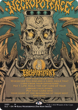 Necropotence (SLC-1995) - Secret Lair Countdown Kit (Borderless) Foil