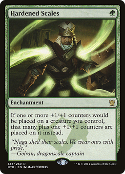 Hardened Scales (KTK-133) - Khans of Tarkir Foil