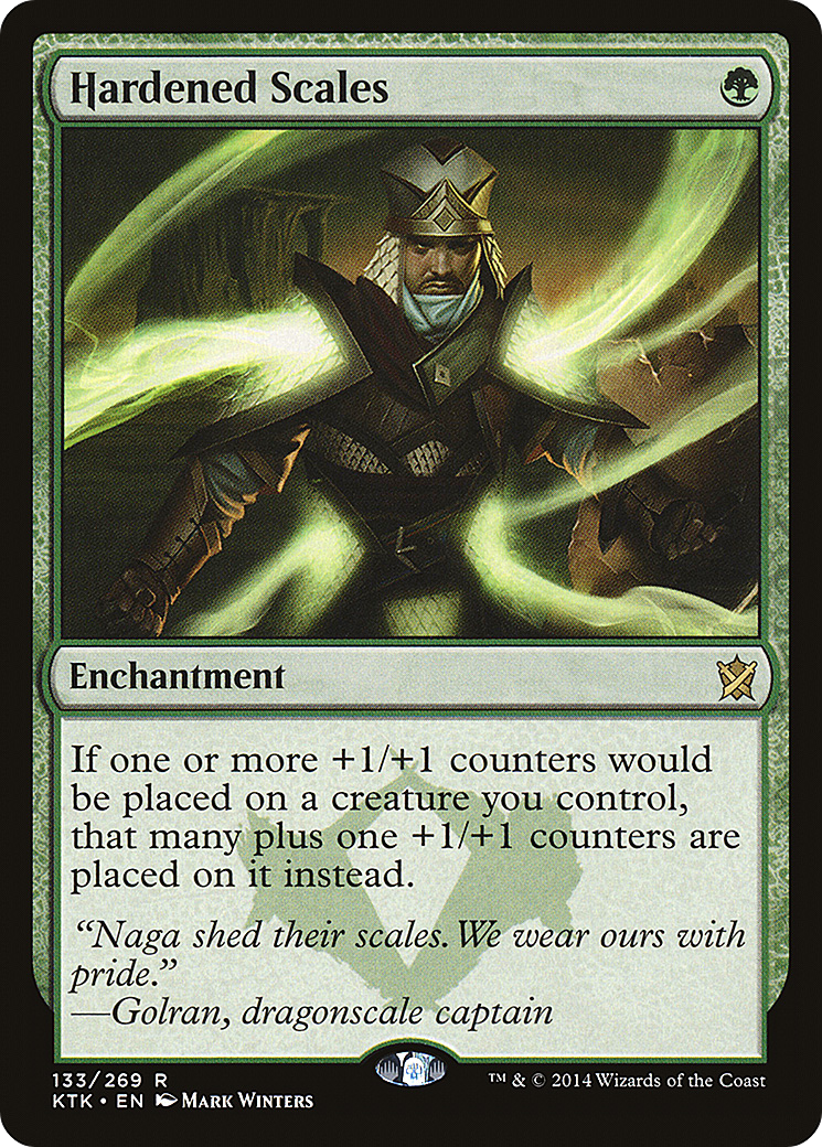 Hardened Scales (KTK-133) - Khans of Tarkir
