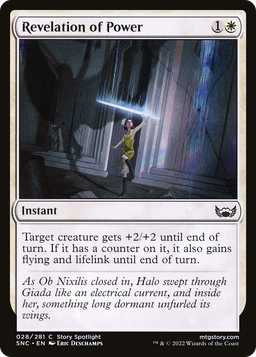 Revelation of Power (SNC-028) - Streets of New Capenna Foil
