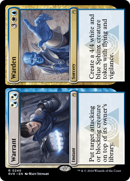 Warrant // Warden (RVR-240) - Ravnica Remastered