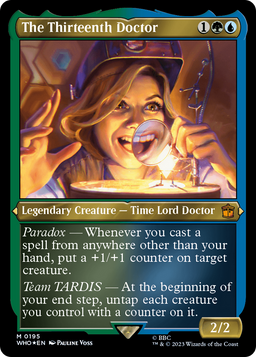 The Thirteenth Doctor (Display Commander) - Thick Stock (WHO-195) - Doctor Who Foil