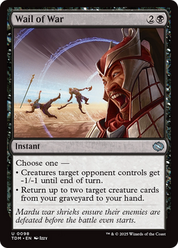 Wail of War (TDM-098) - Tarkir: Dragonstorm
