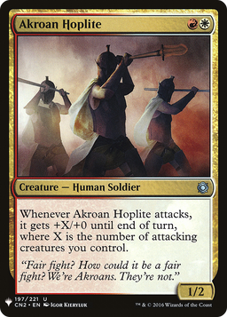 Akroan Hoplite (LIST-197) - The List