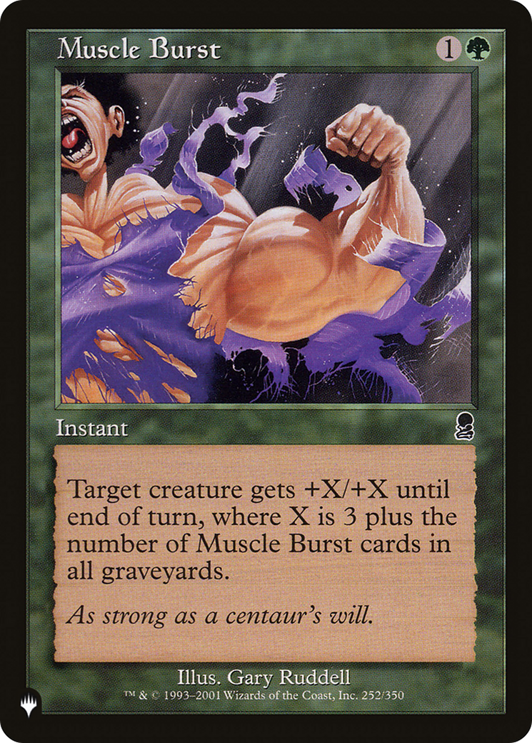 Muscle Burst (LIST-ODY-252) - The List