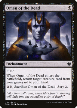 Omen of the Dead (THB-110) - Theros Beyond Death Foil