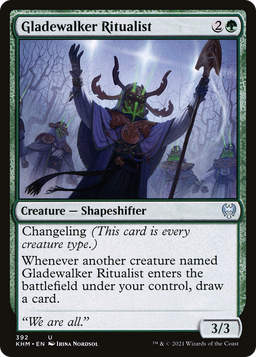 Gladewalker Ritualist (KHM-392) - Kaldheim