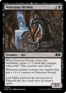 Voracious Vermin (WOE-116) - Wilds of Eldraine