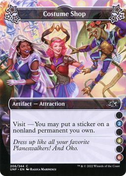 Costume Shop (2-4-6) (UNF-206) - Unfinity