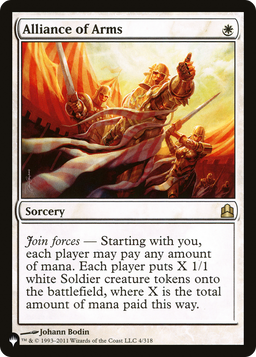 Alliance of Arms (LIST-4/318) - The List