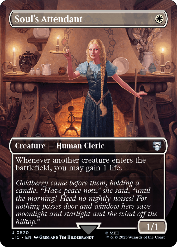 Soul's Attendant (Borderless) (LTC-520) - Tales of Middle-earth Commander Foil