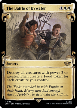 The Battle of Bywater (Showcase Scrolls) (LTR-453) - The Lord of the Rings: Tales of Middle-earth: (Showcase) Foil